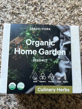 Organic Home Garden Seed Kit - Green Culinary Herbs